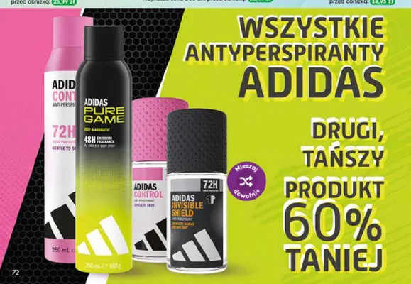 Antyperspirant w kulce Adidas Control promocja w Dino