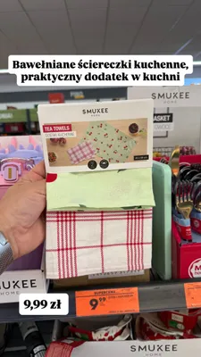 Ścierki kuchenne Smukee Home promocja w Biedronka