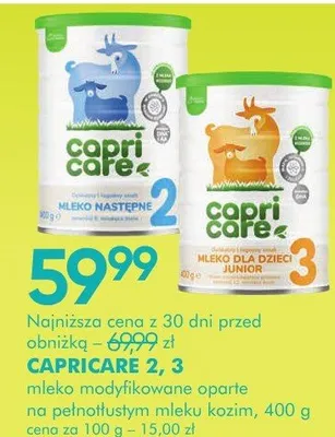 Mleko modyfikowane oparte na fermentacyjnym mleku koźim, 400 g promocja w Super-Pharm