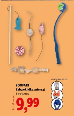 Zabawki dla zwierząt promocja w Lidl