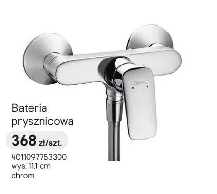 Bateria prysznicowa Hansgrohe Mycube promocja w Castorama
