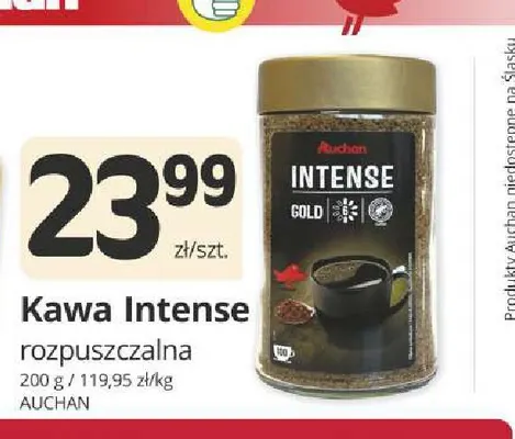 Kawa rozpuszczalna Intense Auchan promocja w Marketvita