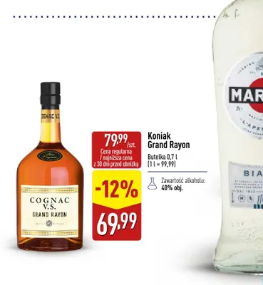 Koniak Grand Rayon promocja w Aldi