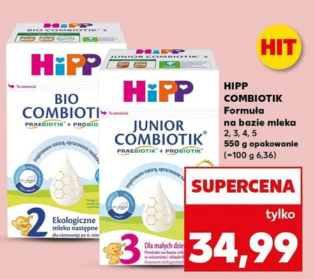 Combiotik formuła na bazie mleka 2, 3, 4, 5 350 g opakowanie promocja w Kaufland