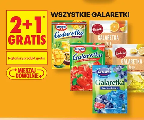 Galaretka żelé cytrynowa Bakello promocja w Biedronka