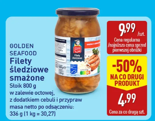 Filety śledziowe smażone promocja w Aldi