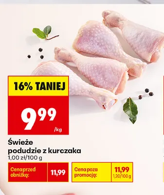 Świeże podudzie z kurczaka promocja w Biedronka