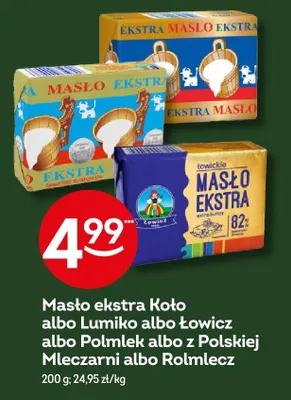 Masło ekstra promocja w Żabka