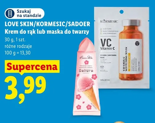 Krem do rąk Love Skin Sakura promocja w Lidl