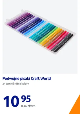 Podwójne pisaki Craft World promocja w Action