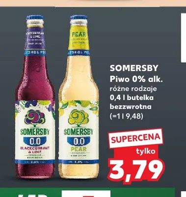 Piwo bezalkoholowe Somersby Pear promocja w Kaufland