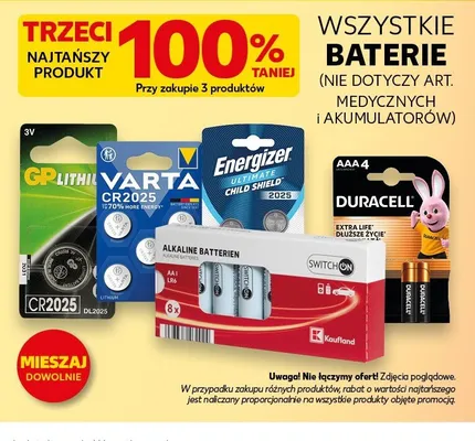 Baterie alkaliczne Duracell AAA promocja w Kaufland
