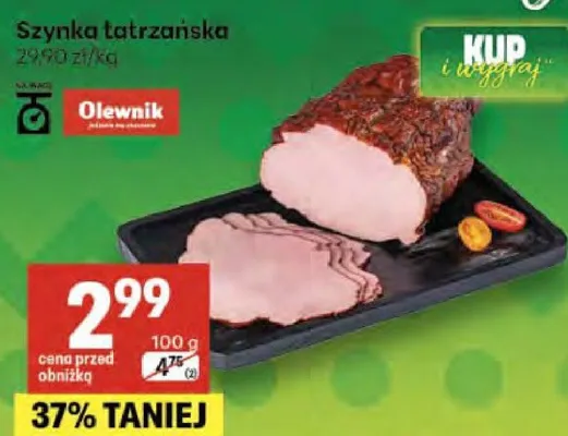 Szynka tatrzańska promocja w Delikatesy Centrum