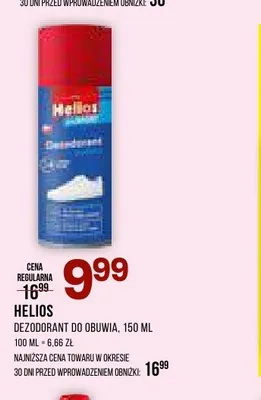 Dezodorant do obuwia Helios promocja w Drogerie Natura