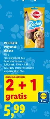 Przysmak dla psa Rodeo promocja w Lidl