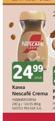 Kawa rozpuszczalna Nescafé Crema promocja w Marketvita