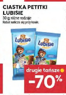 Ciastka Petitki Lubisie promocja w Stokrotka