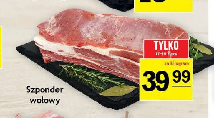 Szponder wołowy promocja w Gram Market