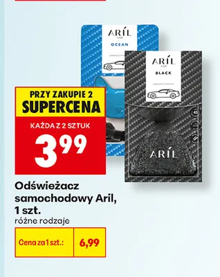 Odświeżacz samochodowy Aril promocja w Biedronka
