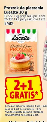 Proszek do pieczenia Lucatto promocja w Prim Market