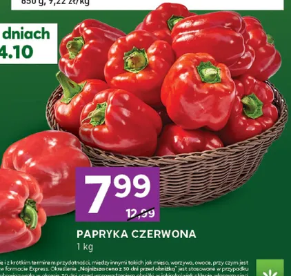 Papryka czerwona promocja w Stokrotka
