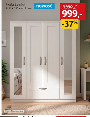Szafa Lepini promocja w Black Red White