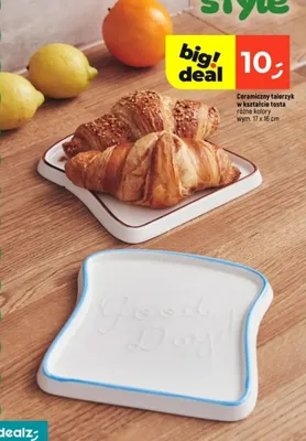 Ceramiczny talerzyk w kształcie tosta promocja w Dealz