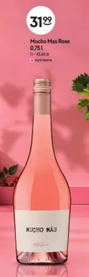 Wino różowe Mucho Mas Rose promocja w Żabka