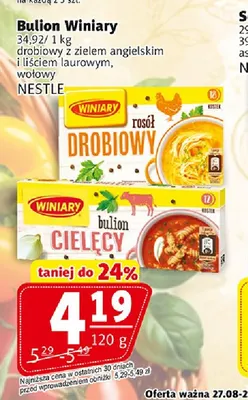Rosół drobiowy z zielem angielskim i liściem laurowym Winiary promocja w Prim Market