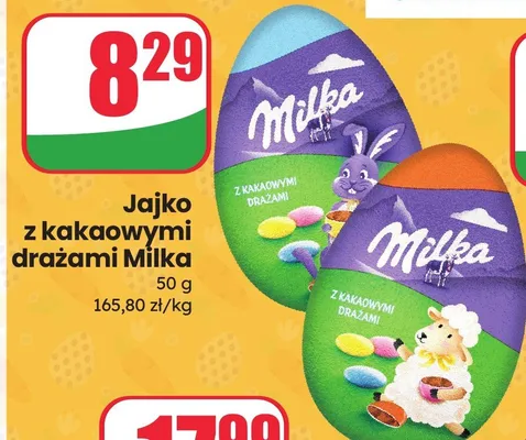 Jajko z kakaowymi drażami promocja w Dino