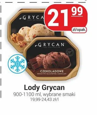 Lody Grycan promocja w Delikatesy Sezam