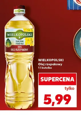 Olej rzepakowy Wielkopolski promocja w Kaufland