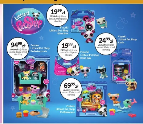 Zestaw Littlest Pet Shop Petfluencers promocja w Dzień Dziecka
