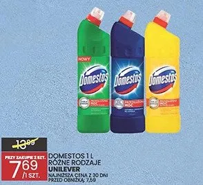 Domestos płyn do WC 1l różne rodzaje Unilever promocja w Wafelek