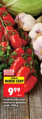 Pomidor mini San Marzano gałązka polski promocja w Biedronka