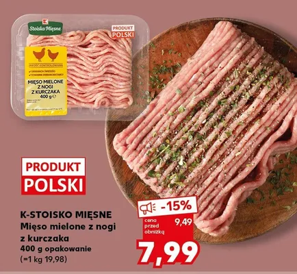 Mięso mielone z nogi z kurczaka promocja w Kaufland
