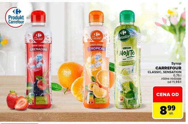 Syrop Carrefour Classic grenadine promocja w Carrefour Market