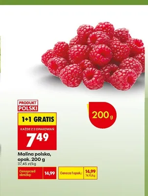Malina polska promocja w Biedronka
