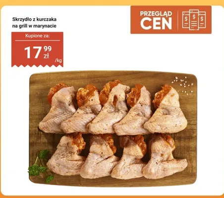 Skrzydło z kurczaka na grill w marynacie Dino promocja w Dino