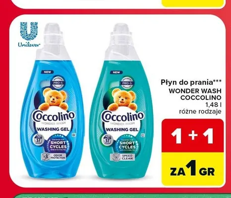 Płyn do prania Coccolino Wonder Wash Speed Clean promocja w Carrefour