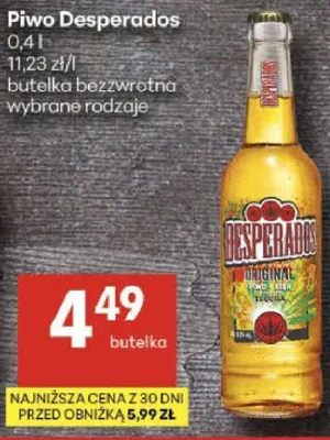 Piwo Desperados promocja w Delikatesy Centrum