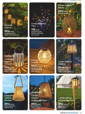 Lampa solarna promocja w Castorama