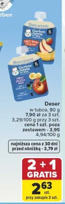 Deser Gerber w tubce promocja w Carrefour