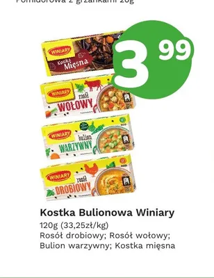 Kostka bulionowa Winiary Rosół wołowy promocja w Limonka