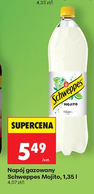 Napój gazowany Schweppes Mojito promocja w Biedronka