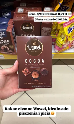 Kakao ciemne Wawel promocja w Dino
