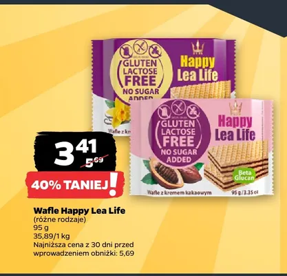 Wafle Happy Lea Life promocja w Netto