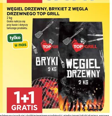 Brykiet z węgla drzewnego Top Grill promocja w Stokrotka