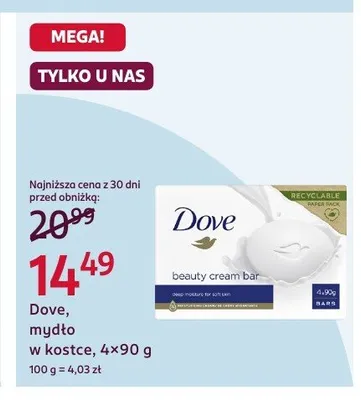 Mydło w kostce promocja w Rossmann