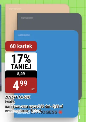 Zeszyt A4 60 kartek Ideas In Progress promocja w bi1